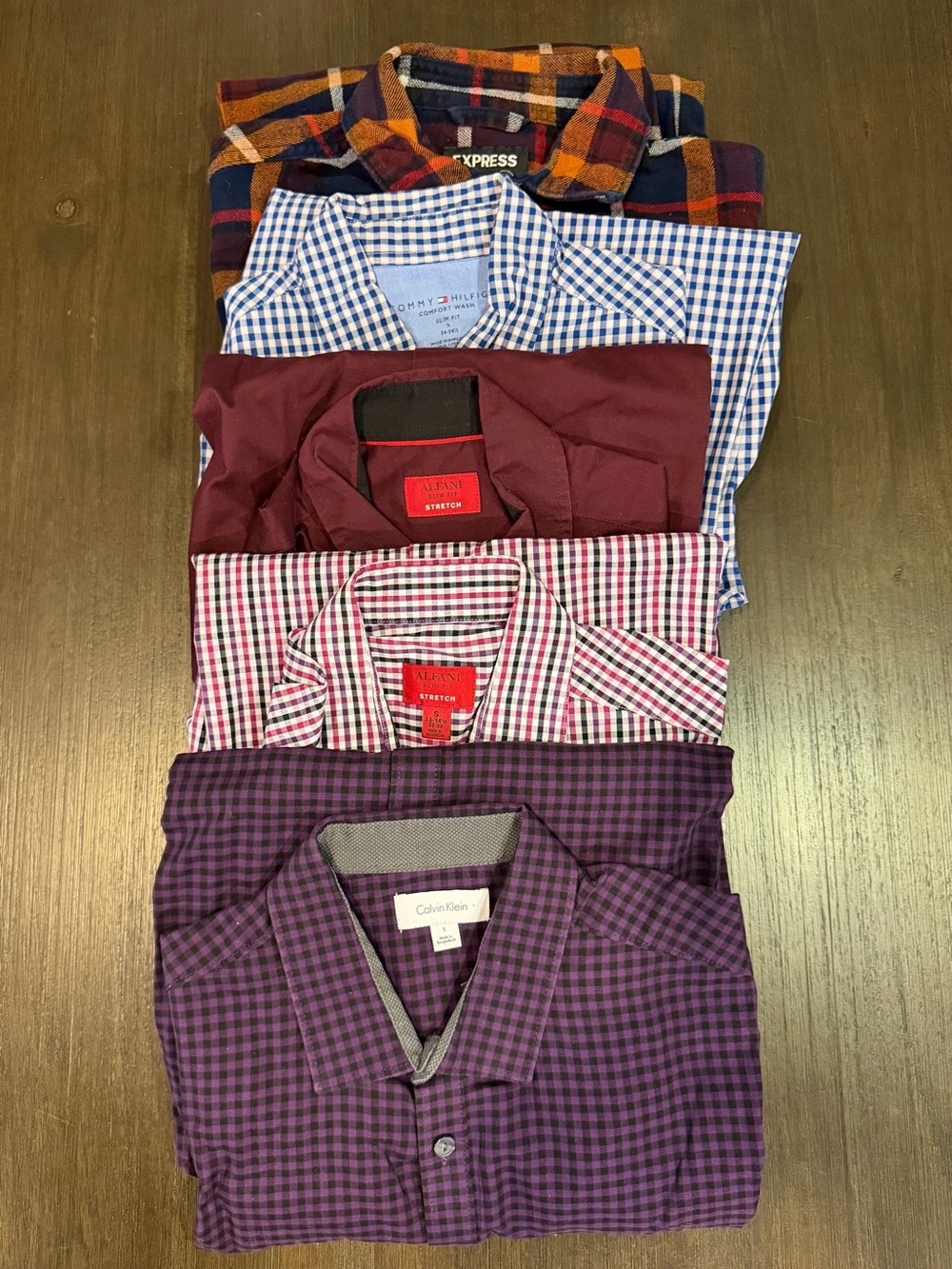 Bundle of 5 Men's Button-Front Shirts